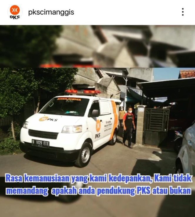 
					DPC PKS Cimanggis Tegaskan Bahwa Membantu Masyarakat Atas Dasar Kemanusian, Tidak Memandang Pendukung PKS Atau Bukan