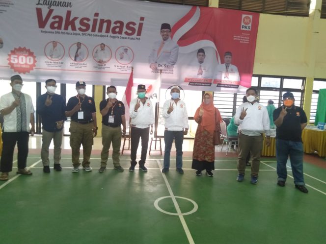 
					PKS Adakan Vaksinasi, Ketua DPD PKS Depok Sampaikan : Ini Wujud Nyata Pelayanan PKS Kepada Masyarakat