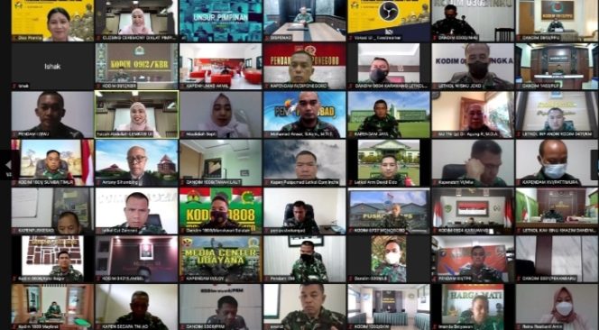 
					70 Dandim dan Danrem TNI AD Ikuti Pelatihan Kehumasan