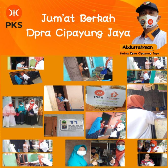 
					DPRa PKS Cipayung Jaya Adakan Program Jumat Berkah, Berikan Berbagai Bantuan ke Masyarakat