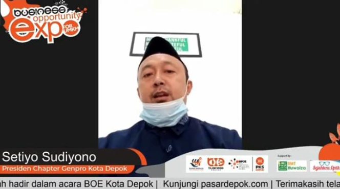 
					Presiden Genpro Depok Sampaikan Landasan Berbisnis Kepada Peserta BOE PKS Depok
