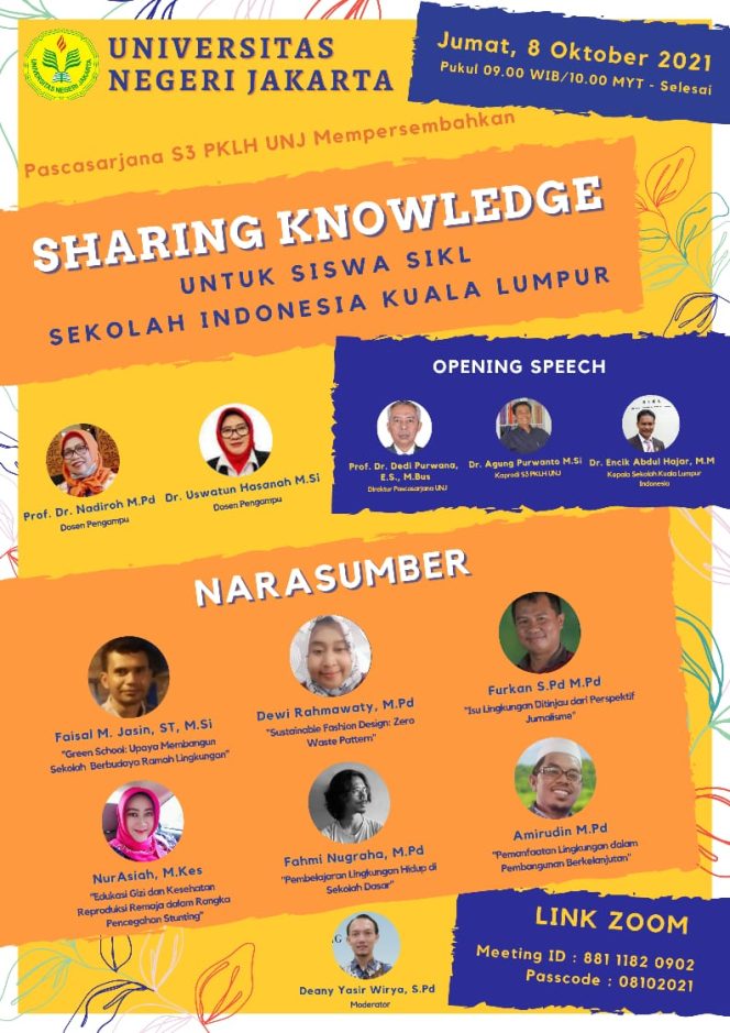 
					Isu Lingkungan dan Permainan Tradisional Jadi Sorotan Dalam Sharing Knowledge Mahasiswa UNJ di SIKL