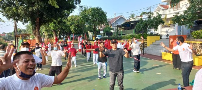 
					DPRa PKS Curug Adakan Senam dan Sarapan Bersama