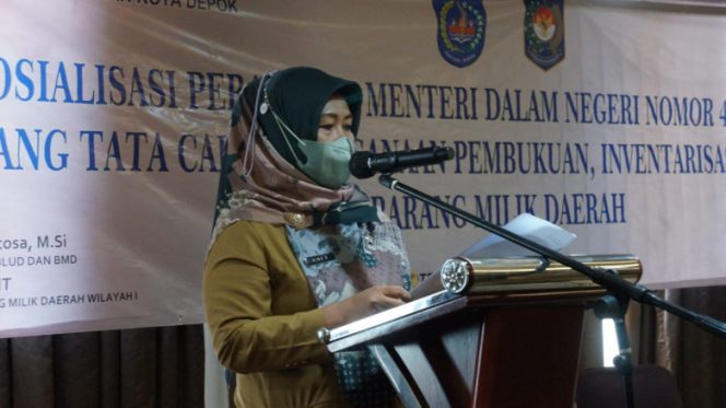 
					Pelaksana Tugas (Plt) Kepala Badan Keuangan Daerah (BKD) Kota Depok, Nina Suzana. (Foto: Diskominfo)