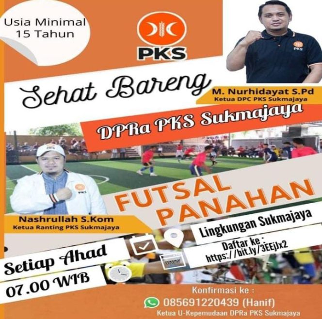 
					Adakan Futsal dan Panahan, DPRa PKS Sukmajaya Ajak Para Pemuda Ikut Bergabung