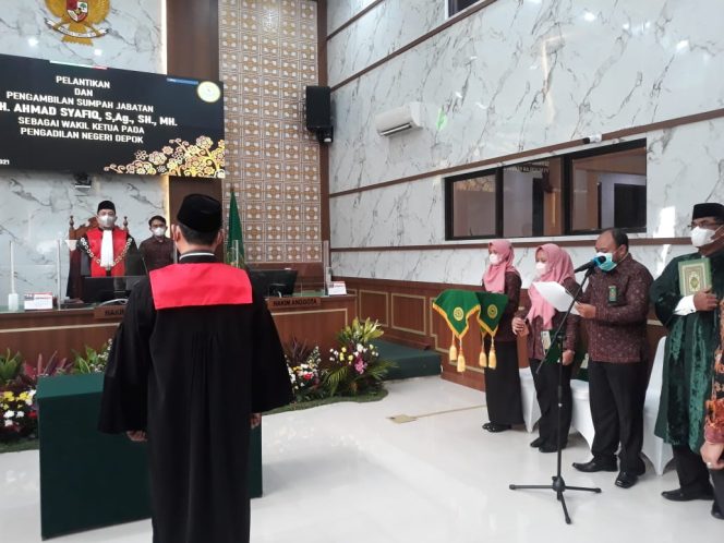 
					Dr Ahmad Syafiq Dilantik Jadi Wakil Ketua PN Depok