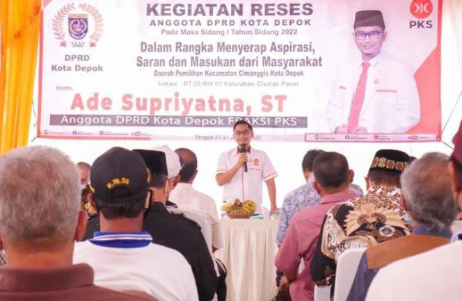 
					Gelar Reses di RT 05 RW 01 Kelurahan Cisalak Pasar, Aleg PKS Depok Ade Supriyatna Ingatkan Soal Pembangunan Manusia