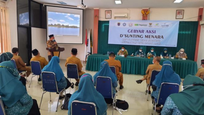 
					Ketua Baznas Kota Depok, Encep Hidayat saat menghadiri Gebyar Aksi D'Stunting Menara, beberapa waktu lalu. (Foto: istimewa).