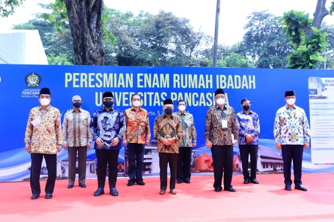 
					Wakil Presiden Resmikan 6 Rumah Ibadah di Universitas Pancasila