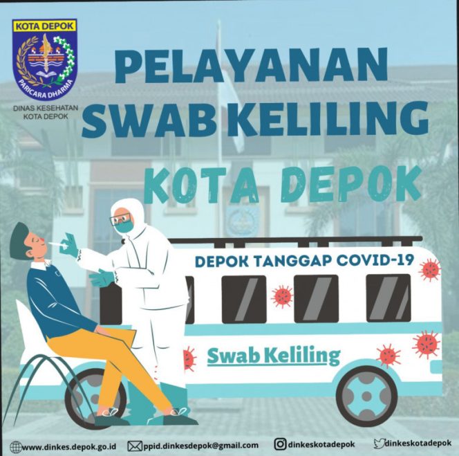 
					Pemkot Depok Siadakan Layanan Swab PCR Keliling Gratis di Puskesmas Bagi Pasien Kontak Erat Covid-19