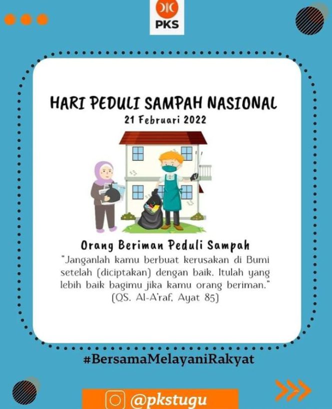 
					Hari Peduli Sampah Nasional, DPRa PKS Tugu Ajak Masyarakat Pelihara Alam Untuk Masa Depan Lebih Baik