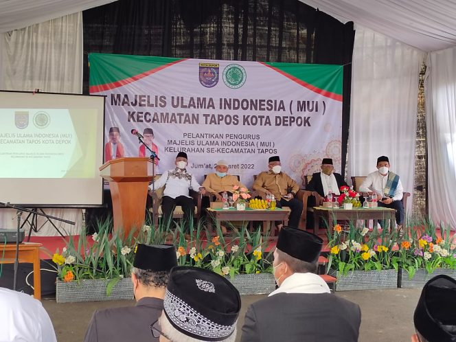 
					Walikota Depok Mohamad Idris Hadiri Pelantikan Pengurus MUI Tingkat Kelurahan se-Kecamatan Tapos dan Tarhib Ramadhan