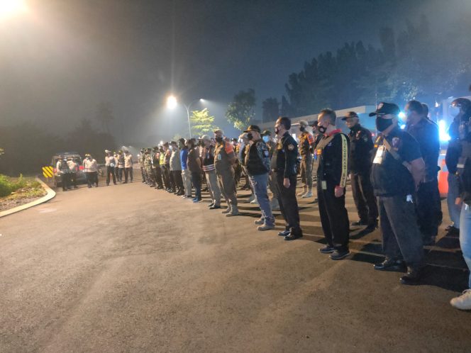 
					Apel Patroli Besar Polsek Sawangan Jelang Lebaran