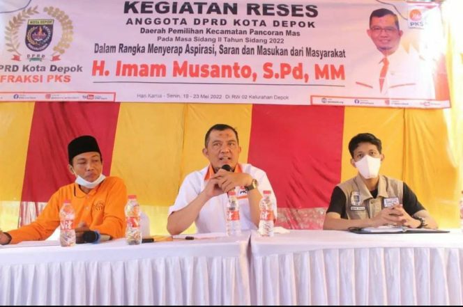 
					Anggota DPRD Depok FPKS Imam Musanto Gelar Reses di Wilayah RW 02 Kelurahan Depok, Banyak Warga Sampaikan Aspirasi