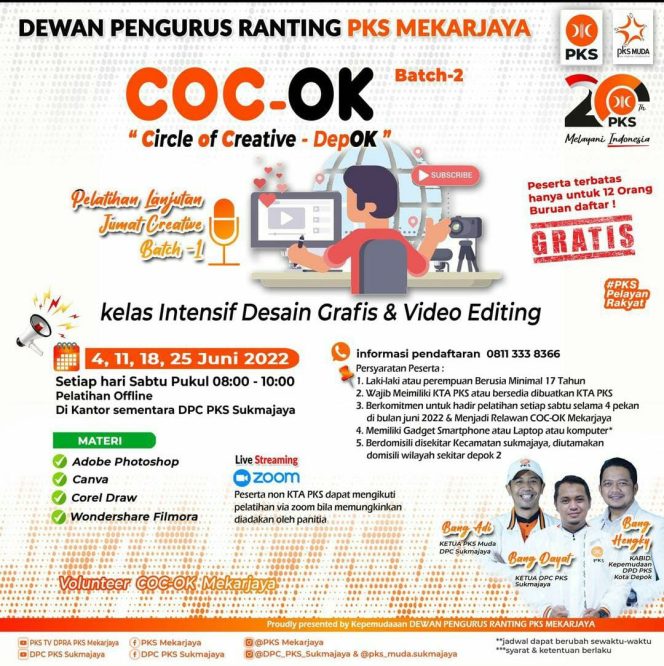
					PKS Sukmajaya Adakan “COC-OK – Circle Of Creative – DepOK”