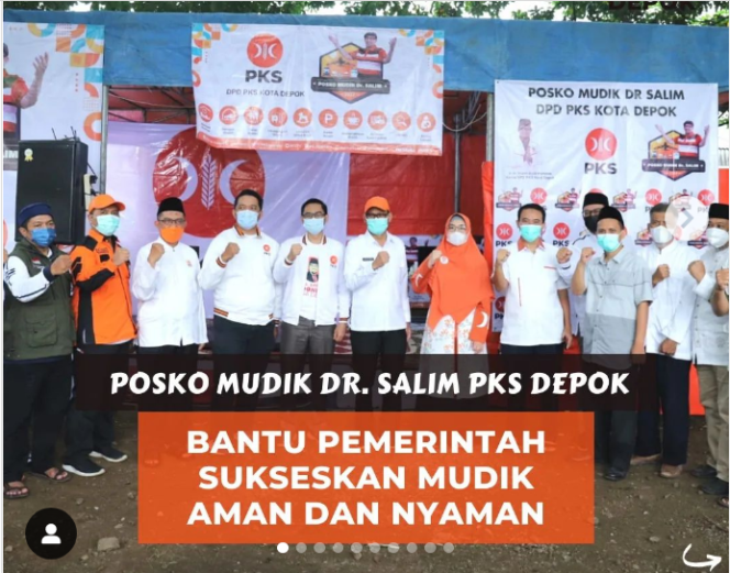 
					Bantu Warga Mudik,  PKS Depok dirikan Posko Mudik Dr. Salim di Jalan Raya Bogor, Dilengkapi Wifi Gratis