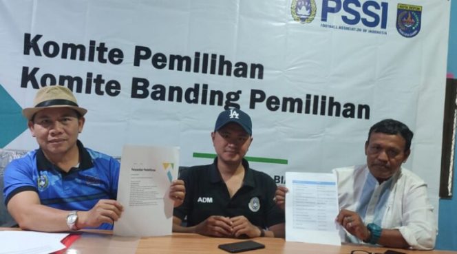 
					Komite Pemilihan (KP) Asosiasi  Kota (Askot) PSSI Kota Depok.  (Foto : Istimewa) 