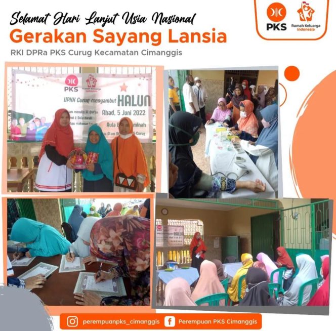 
					PKS Bersama RKI Curug Peringati Hari Lanjut Usia Nasional Dengan Berbagai Kegiatan