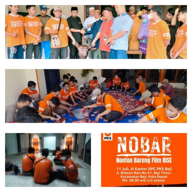 
					<em>PKS Muda Beji Nonton Film Basket Sambil Berqurban</em>