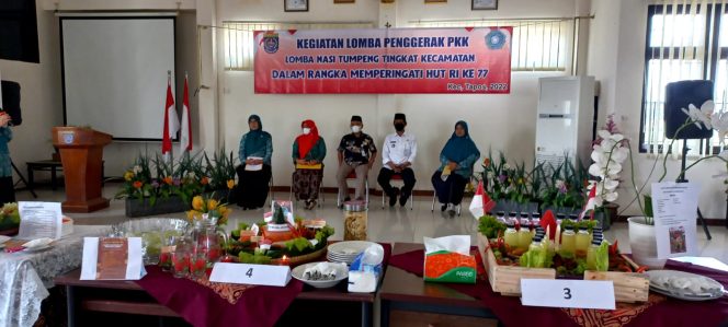 
					Meriahkan HUT RI Ke-77, PKK Kecamatan Tapos Adakan Lomba Nasi Tumpeng