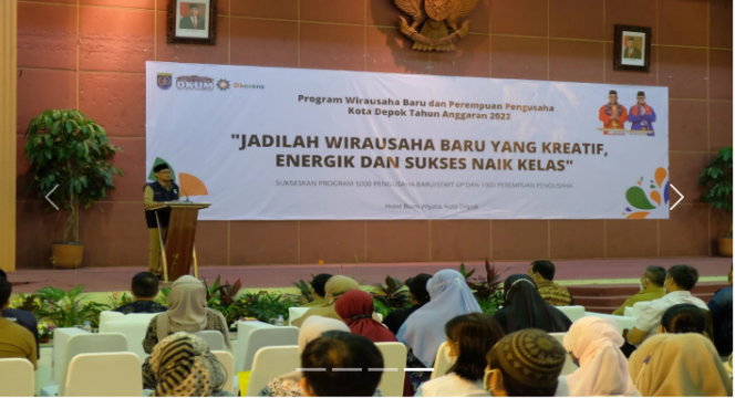 
					Wakil Wali Kota Depok Launching Program Wirausaha Baru dan Perempuan Pengusaha