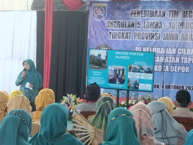 
					<em>Ikut Lomba 10 Program Tingkat Provinsi Jawa Barat, Inovasi PKK Kecamatan Tapos Manfaatkan Teknologi Digital</em>