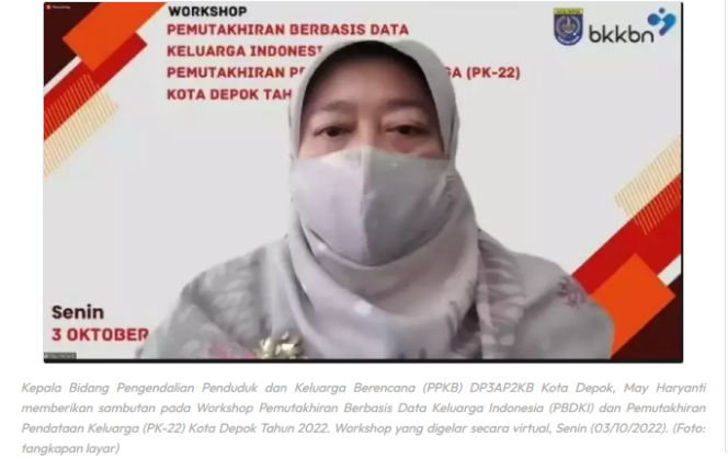 
					Tingkatkan Kualitas SDM Pendataan Keluarga 2022, DP3AP2KB Gelar Workshop