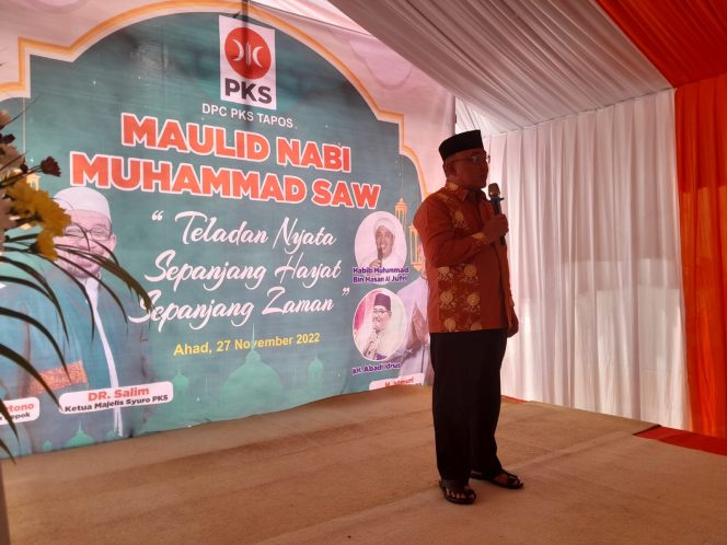 
					PKS Cinta Maulid, DPC PKS Tapos Gelar Peringatan Maulid Nabi Muhammad SAW Dihadiri Walikota dan Wakil Walikota Depok