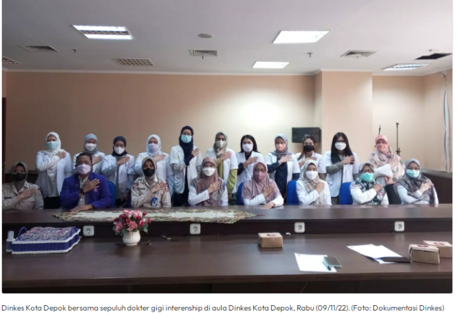 
					Dinkes Kota Depok Depok Terima 10 Dokter Gigi Internship