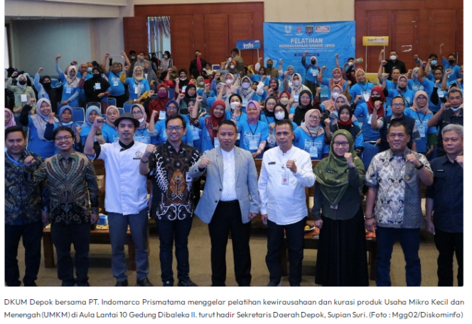 
					Gandeng Ritel Modern, DKUM Kota Depok Gelar Pelatihan Kewirausahaan dan Kurasi Produk UMKM