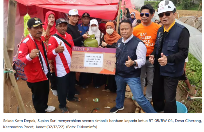 
					Tinjau Lokasi Gempa Cianjur, Sekda Depok: Kami Ikut Prihatin