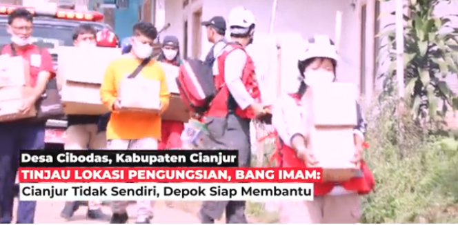 
					Tinjau Lokasi Pengungsian, Bang Imam: Cianjur Tidak Sendiri, Depok Siap Membantu
