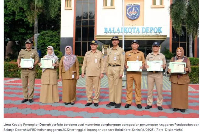 
					Catatkan Serapan Anggaran Tertinggi, Lima Perangkat Daerah Diganjar Penghargaan