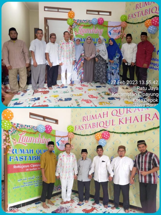 
					Tempat Belajar Quran Gratis, Komunitas Sedekah Jumat Depok Melauncing Rumah Quran Fastabiqul Khairat