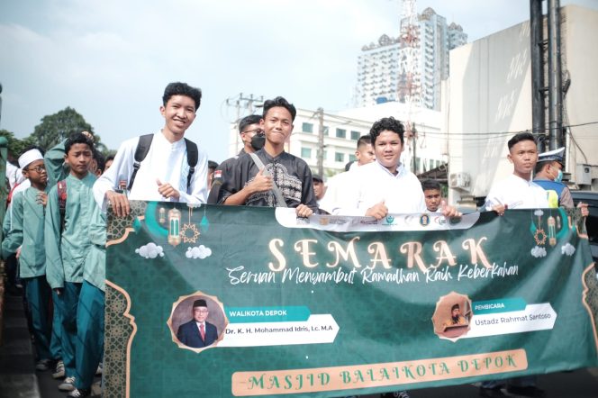 
					Kesatuan Pelajar Muslim Depok (KPMD) dan Para Alumninya Gelar Tarhib Ramadhan