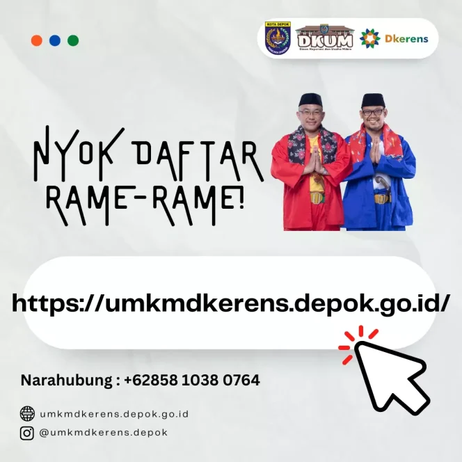 
					DKUM Depok Kembali Buka Pedaftaran Program Wirausaha Baru 2023