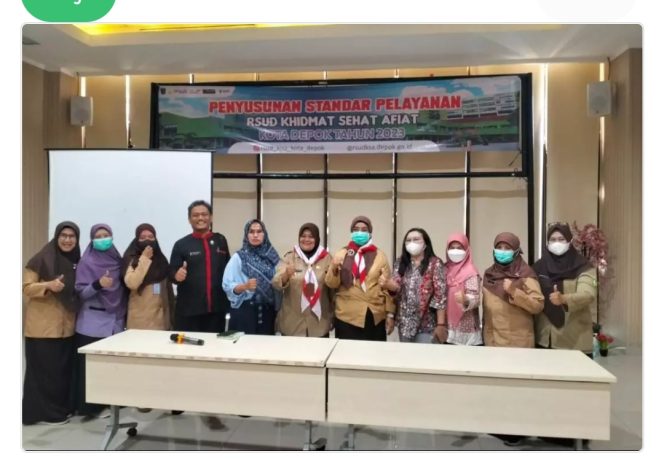 
					Tingkatkan Layanan, RSUD Khidmat Sehat Afiat Kota Depok Susun Standar Pelayanan Publik