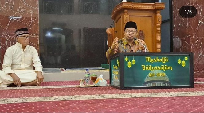 
					Ketua DPRD Depok T.M Yusufsyah Putra Isi Ceramah di Mushola Baitussalam Beji