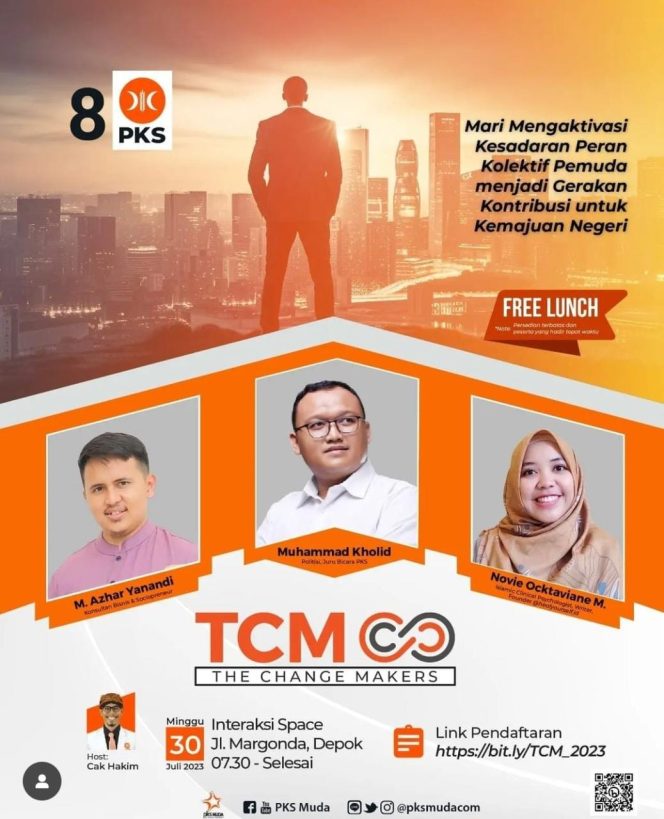 
					PKS Muda Depok Ajak Millenial Ikuti The Change Makers, Begini Cara Daftarnya!