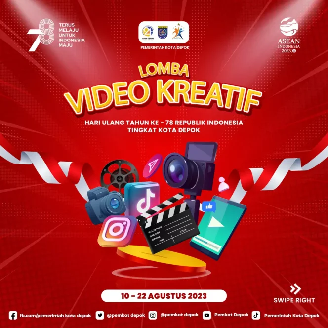 
					Berhadiah Jutaan Rupiah, Diskominfo Gelar Lomba Video Kreatif Bagi Warga Depok