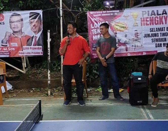 
					Meriahkan HUT RI, Anggota DPRD Depok FPKS Hengky Gelar Lomba Tenis Meja