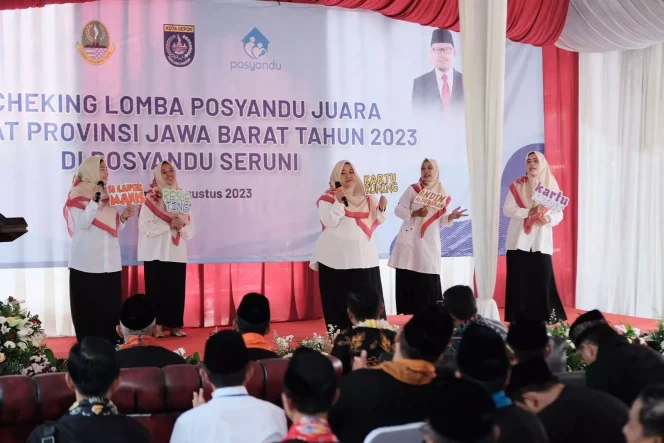 
					Suasana Rechecking Posyandu Seruni RW 14, Kelurahan Pontir, Kecamatan Bojongsari beberapa waktu lalu. (Foto : JD01/Diskominfo)