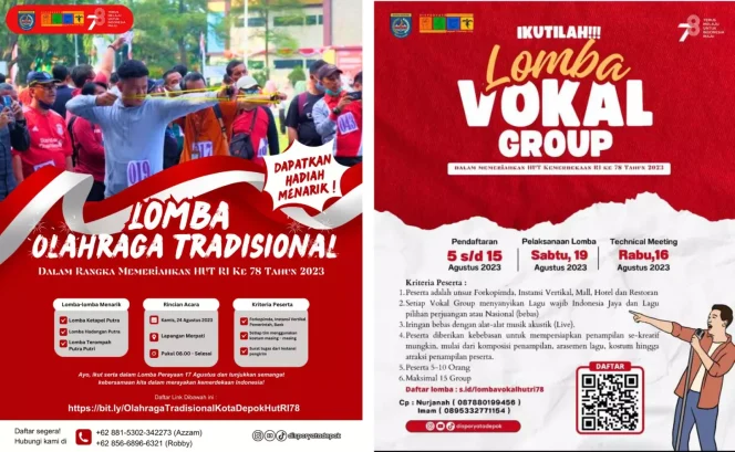
					Flyer Lomba Vokal Grup dan Olahraga Tradisional. (Foto : Istimewa)