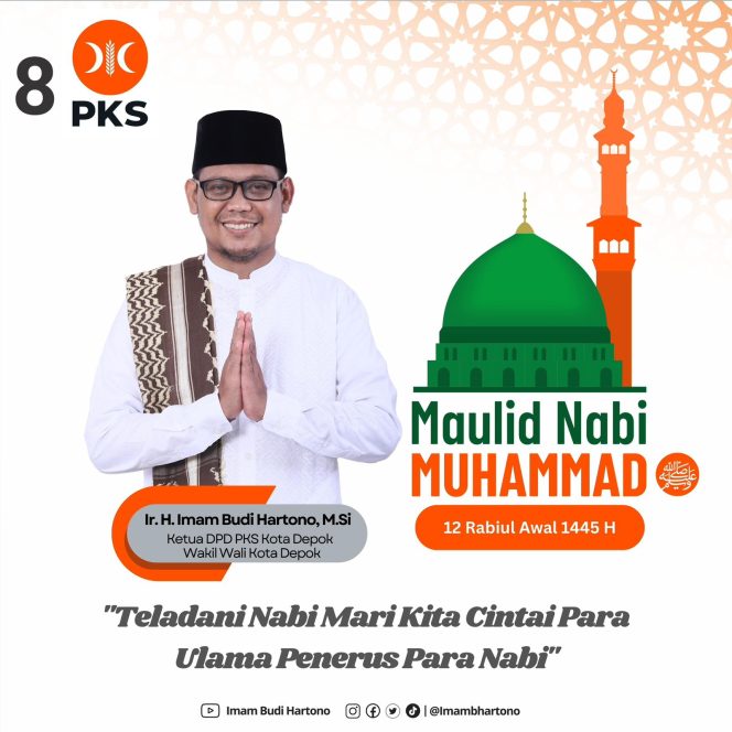 
					Imam Budi Hartono : Maulid Nabi Muhammad SAW “Cinta Rosul Cinta Ulama”
