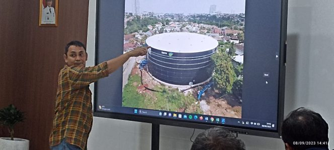 
					Memastikan  Keamanan Pembangunan Water Tank, PDAM Kota Depok Gandeng Ahli dari UI