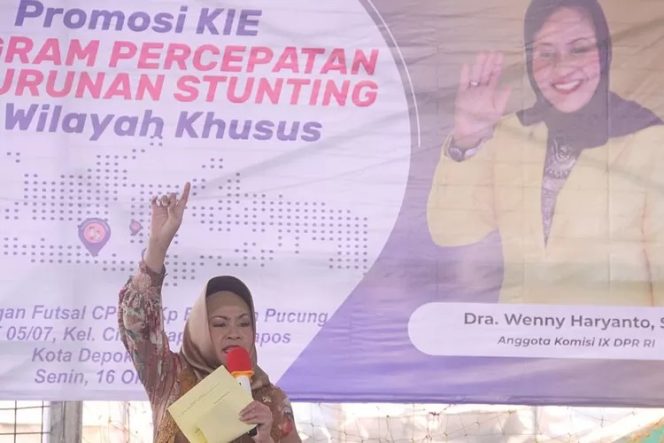 
					Dukung Edukasi Masyarakat Perangi Stunting, Kontribusi Nyata Wenny Haryanto Dalam Penanganan Stanting di Depok