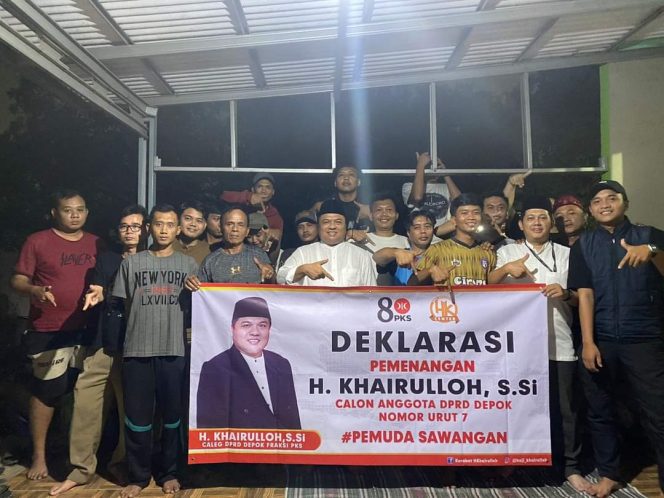 
					Kembali Maju Sebagai Anggota DPRD, Khairulloh Ahyari Dapat Dukungan Dari Pemuda Sawangan