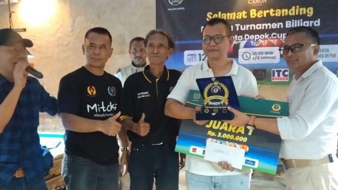 
					Puluhan Jurnalis Meriahkan Turnamen Billiard PWI Kota Depok Cup 2023