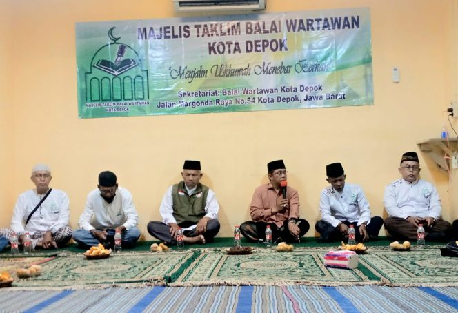 
					Sambut Pergantian Tahun Majelis Taklim Balai Wartawan Depok Gelar Pengajian