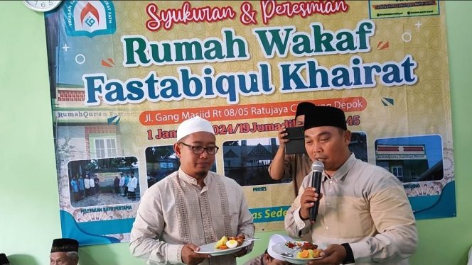 
					Dihadiri Lurah Ratujaya & Ratusan Jamaah, Rumah Wakaf Fastabiqul Khairat Diresmikan